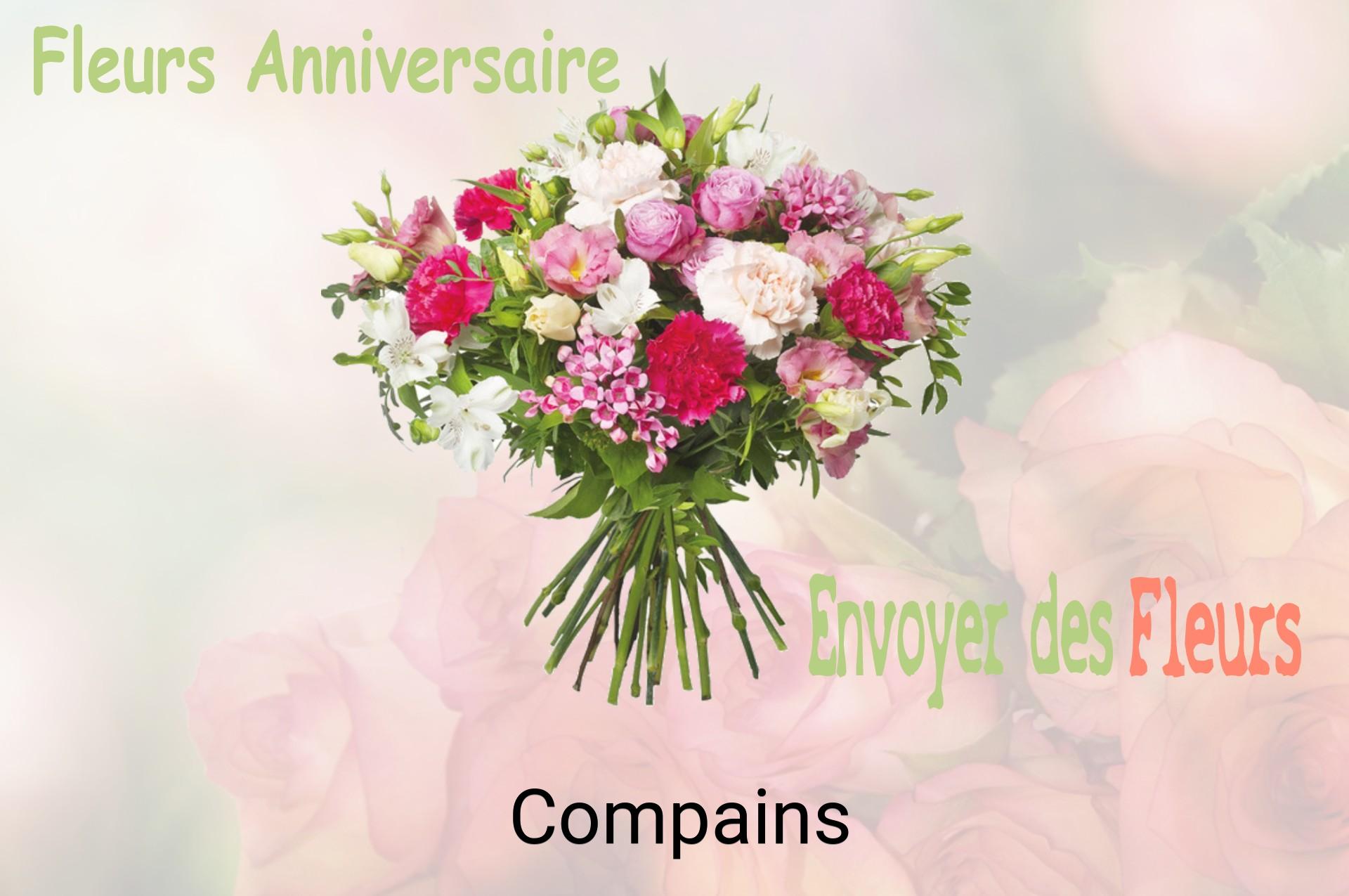 Bouquet de fleurs d’anniversaire livré à Compains